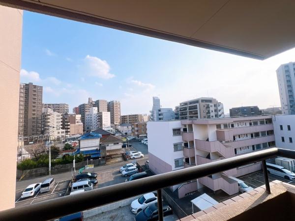 ラフィーネ春日原 現地からの眺望 日当たり良好♪ ラフィーネ春日原 現地からの眺望 日当たり良好♪